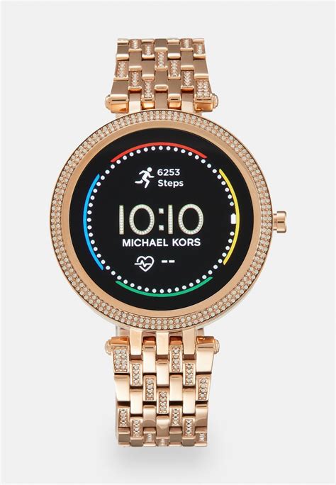 michael kors darci smartwatch rose gold|Gen 5E Darci Pavé Rose Gold.